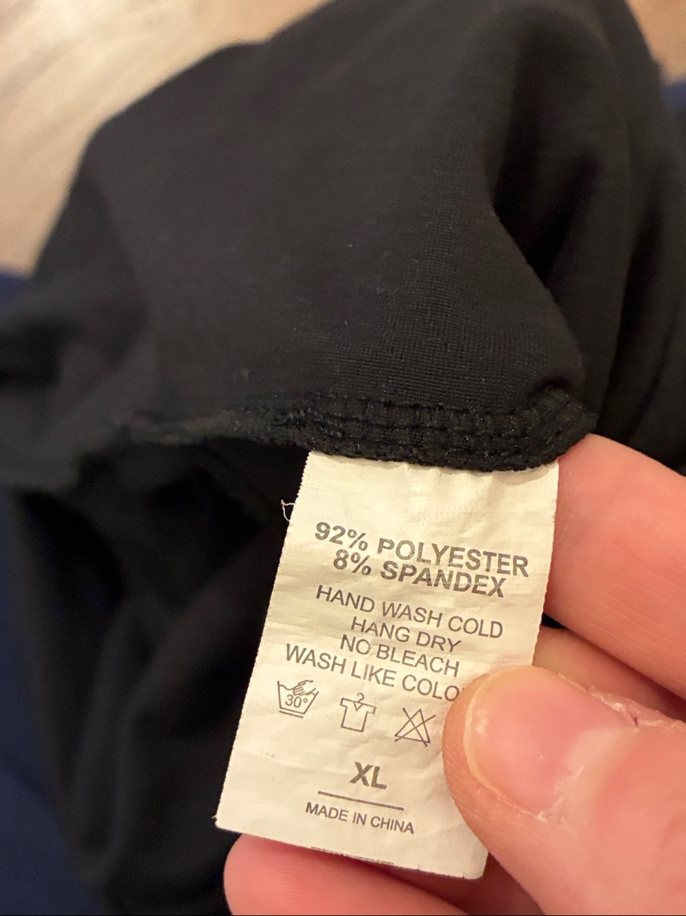 High-Waist Black Maternity Biker Shorts pockets SZ XL - Picture 7 of 7